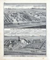 John S. Clayton, John Harris, Deer Park Farm, Residence, Waltham, La Salle County, La Salle County 1876